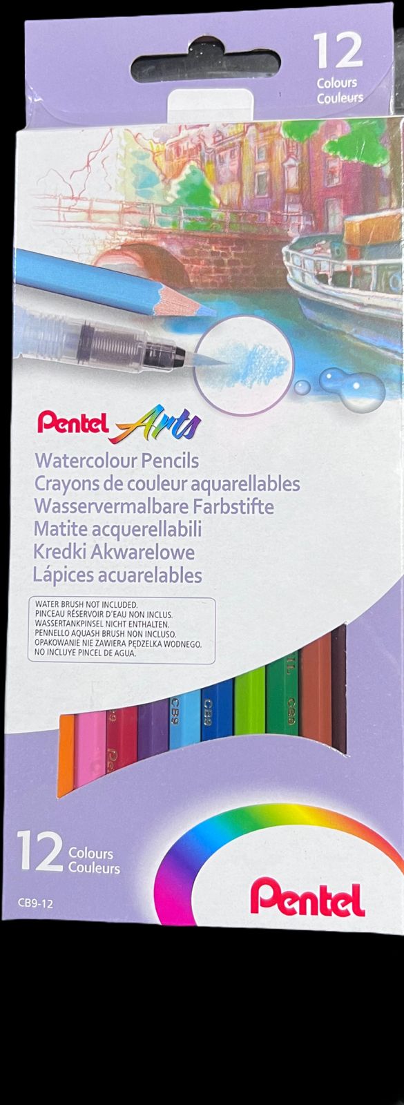 COLORES ACUARELEABLES PENTEL 12PZ