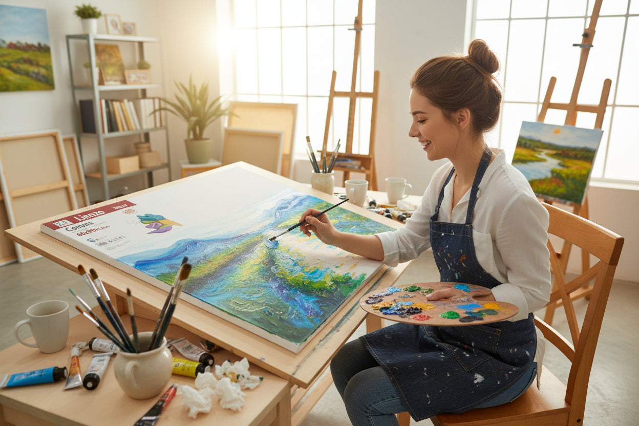 Lienzo Canvas 60cmX90cm (Caja con 6pz.)
