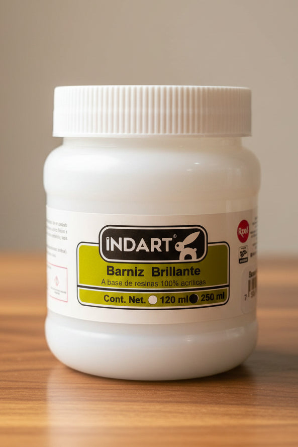 BARNIZ CON ACABADO MATE INDART 250ml