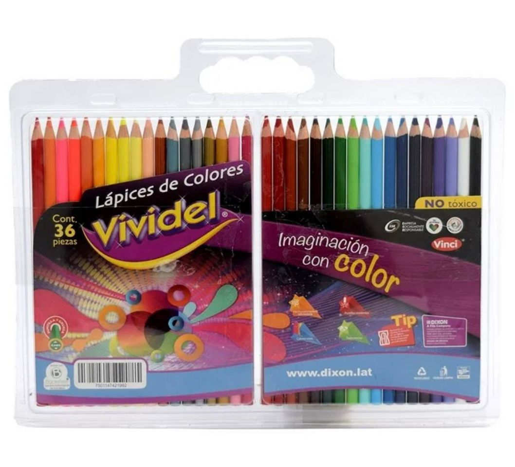 COLORES DE 36 VIVIDEL CIRCULARES