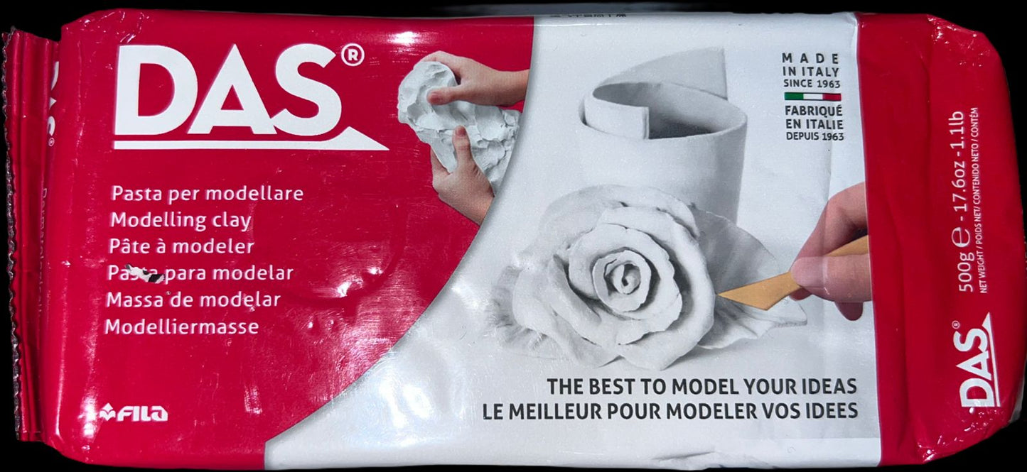 PLASTILINA MOLDEABLE DAS BLANCA 500g