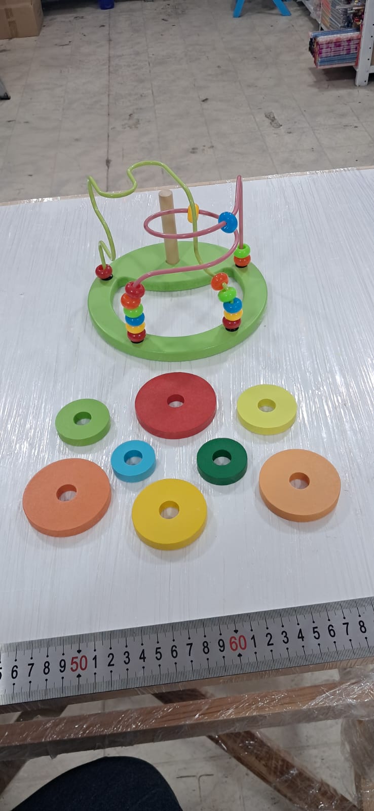 Juguete didáctico laberinto y Torre / Beads Around The Tower