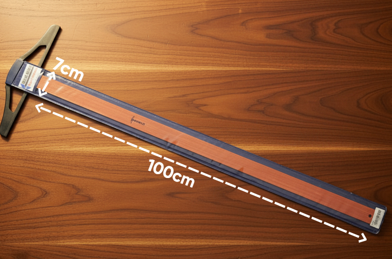 Regla T de Madera de Pino (100cm)