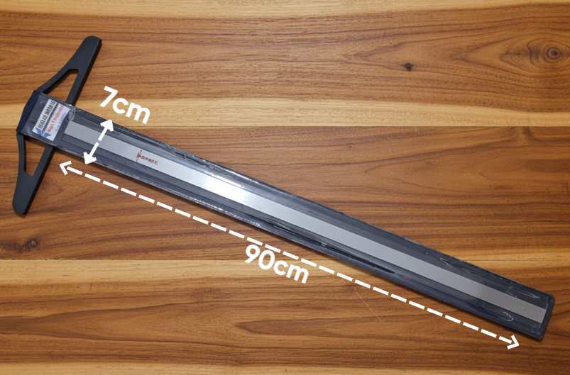 Regla T de Aluminio con Acrílico (90cm)