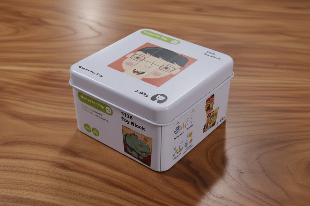 Games for tip / Mosaico, 3D cube y Toy Block