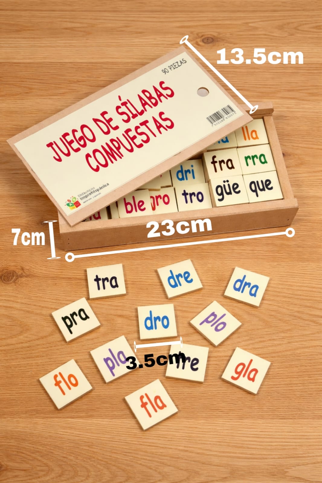 Juego de Silabas Compuestas / Madera