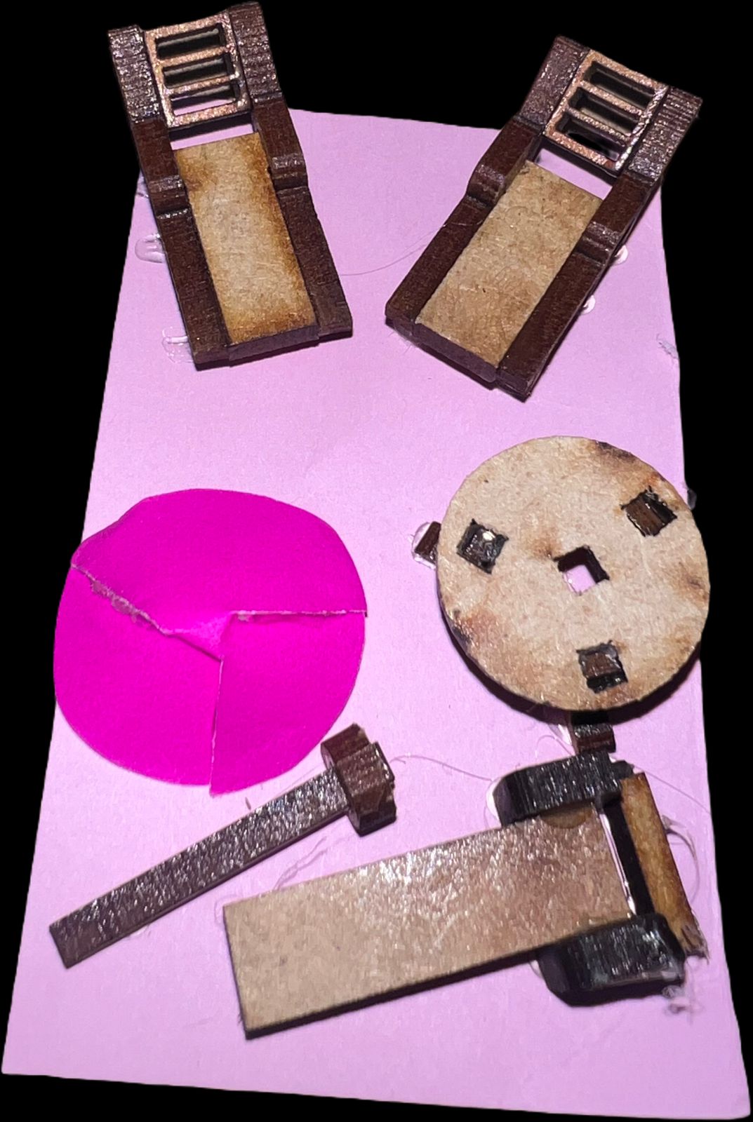CAMASTROS CON SONBRILLA 1.75 MADERA