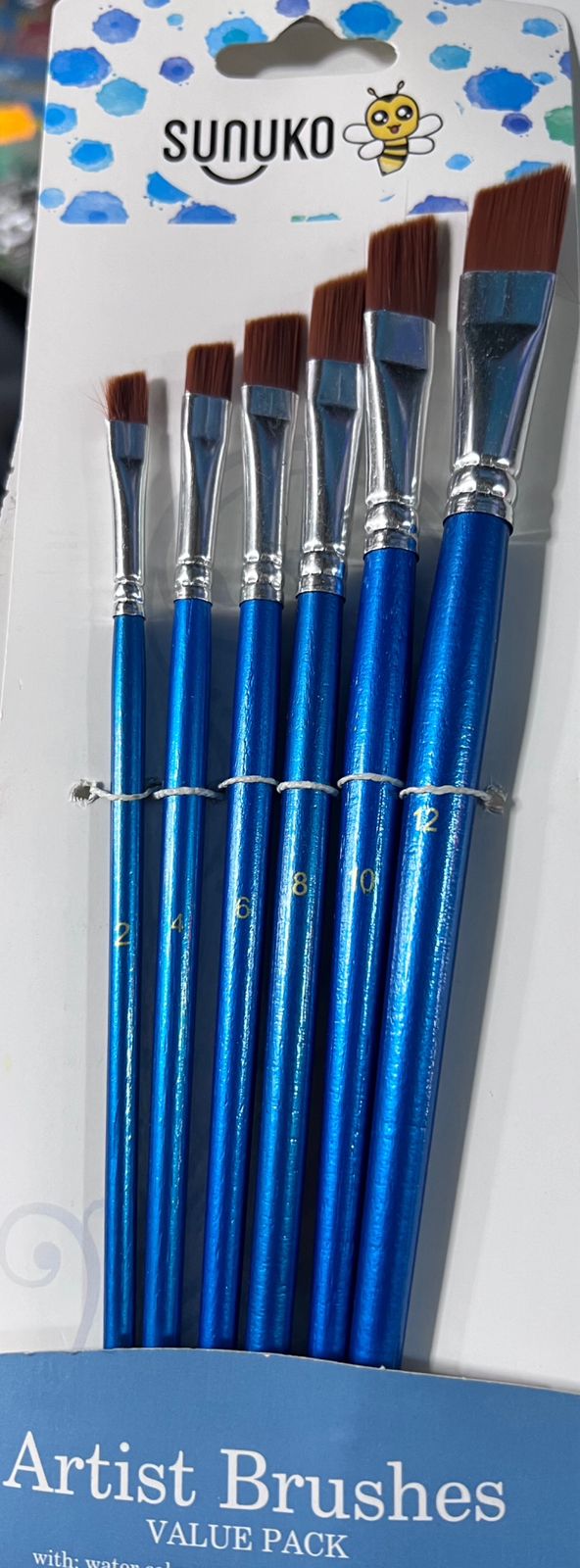 PAQUETE DE PINCELES SUNUKO Q252-6B