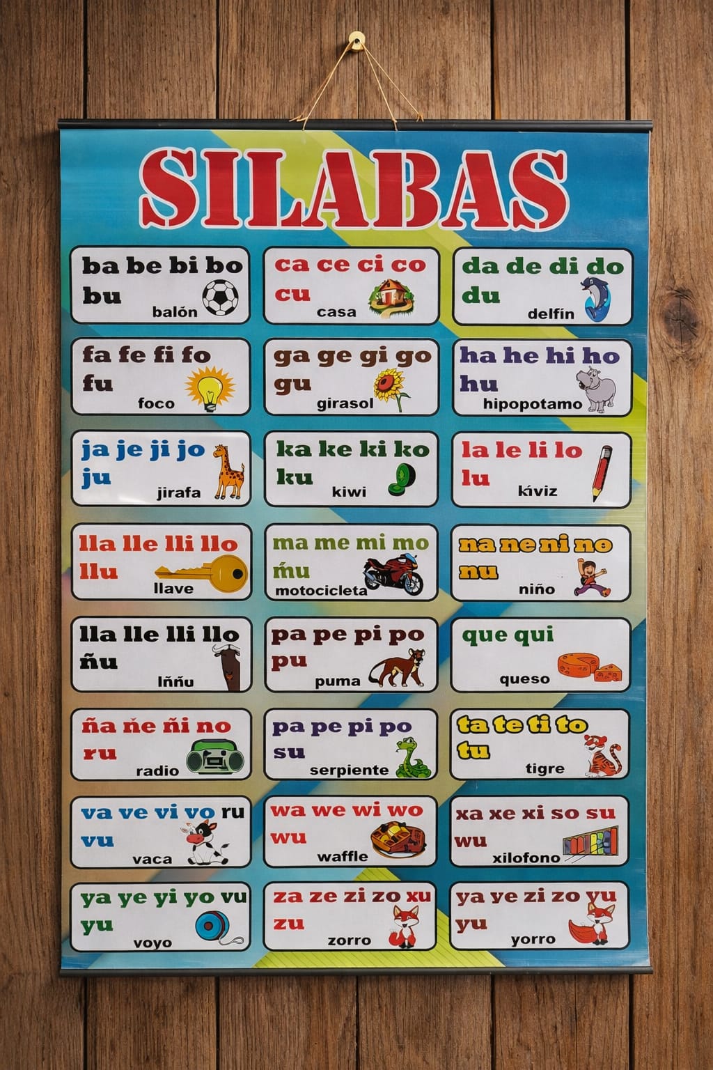 Aprende y diviértete con las Silabas / Kit Didactico