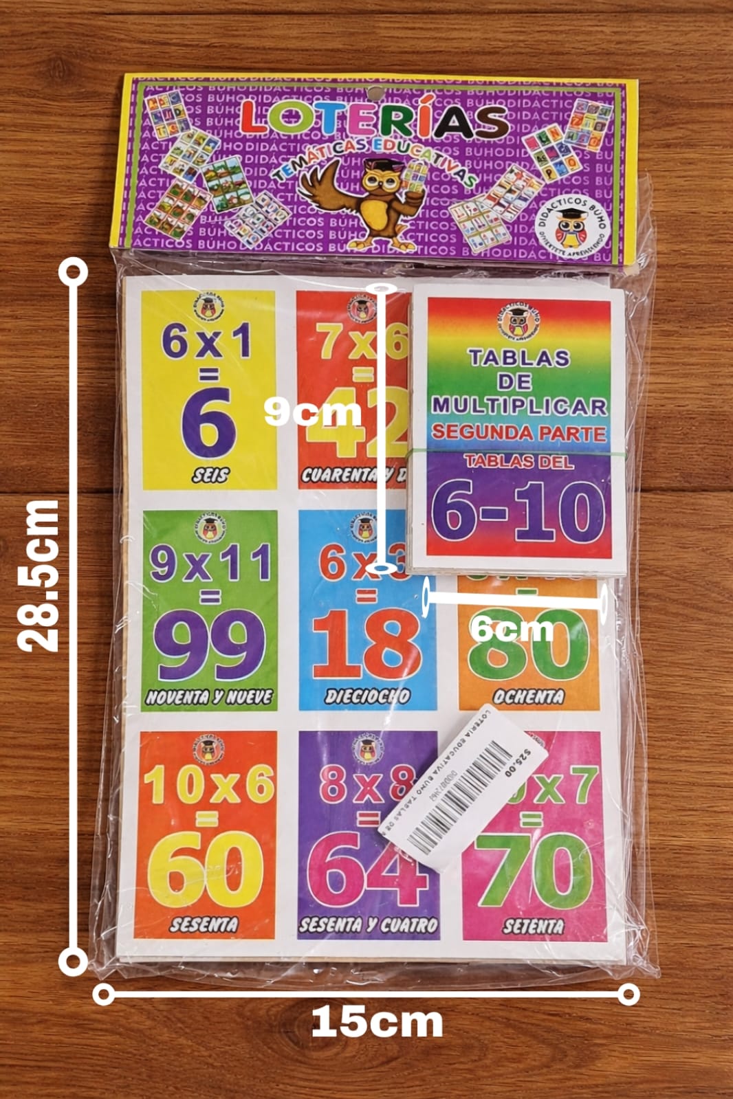 Lotería de matemáticas educativas