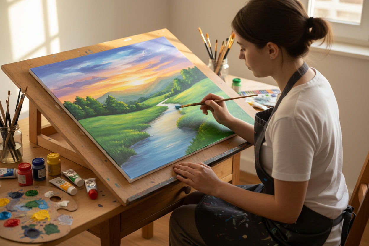 Lienzo Canvas 18cmX24cm (Caja con 24pz.)