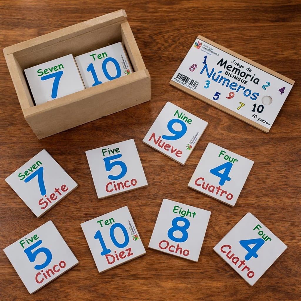 Juego de memoranda Bilingüe
