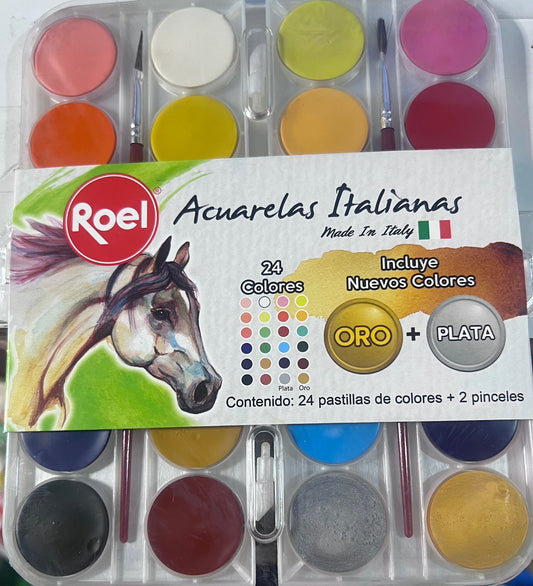 ACUARELAS ROEL 26PZ