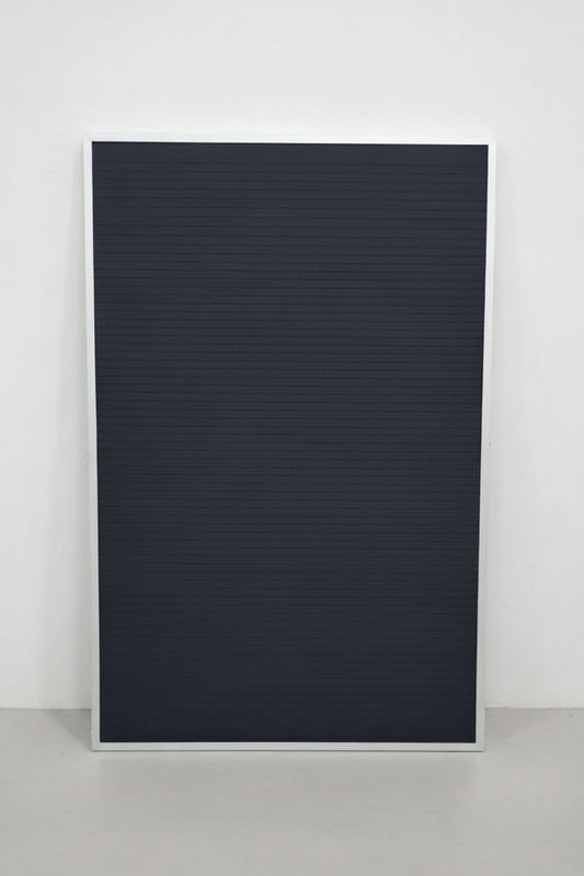 Pizarrón Negro ranurado con Letras Blancas (460pz.) 60cmX90cm