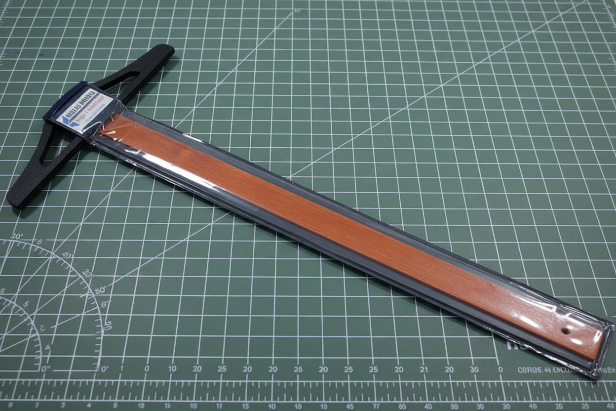 Regla T de Madera de Pino (75cm)