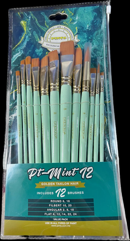 SET DE PINCELES PINTO PT-MINT 12