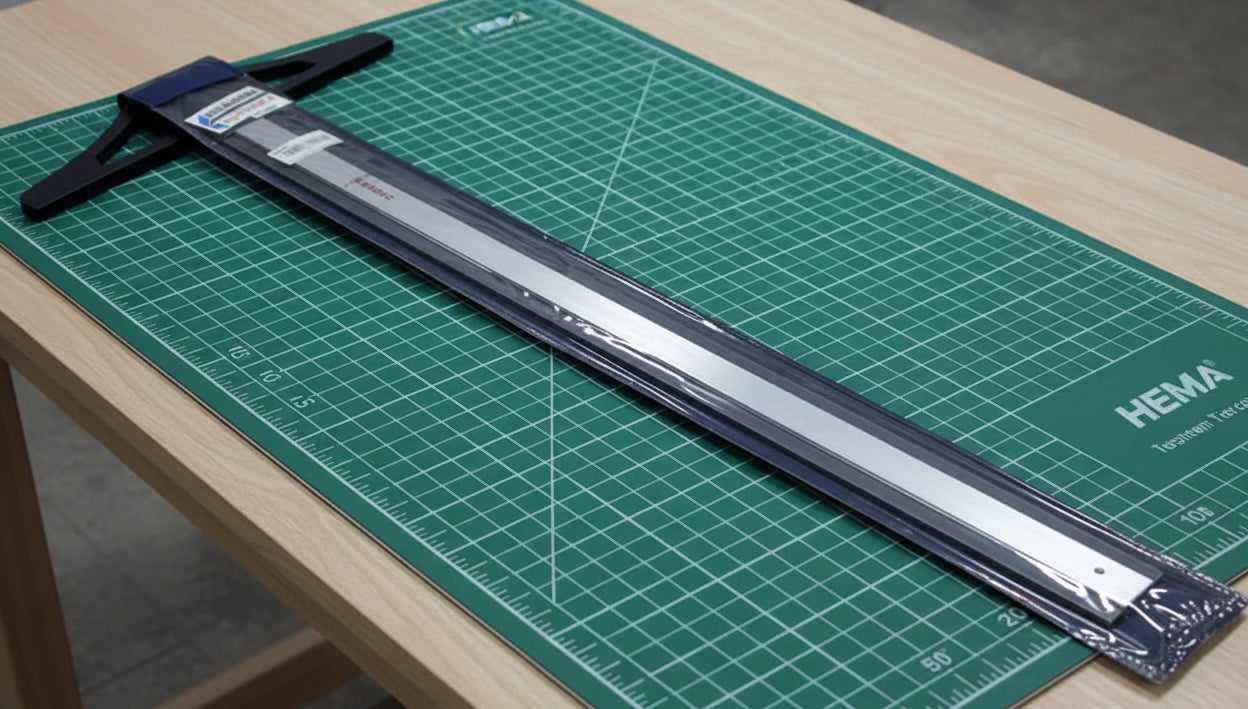 Regla T de Aluminio con Acrílico (75cm)