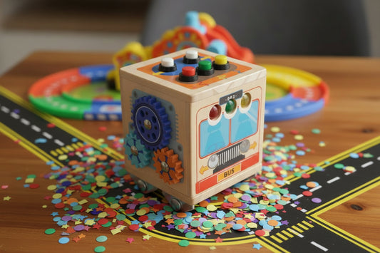 Busy Cube Block y Robot / Juguete didáctico