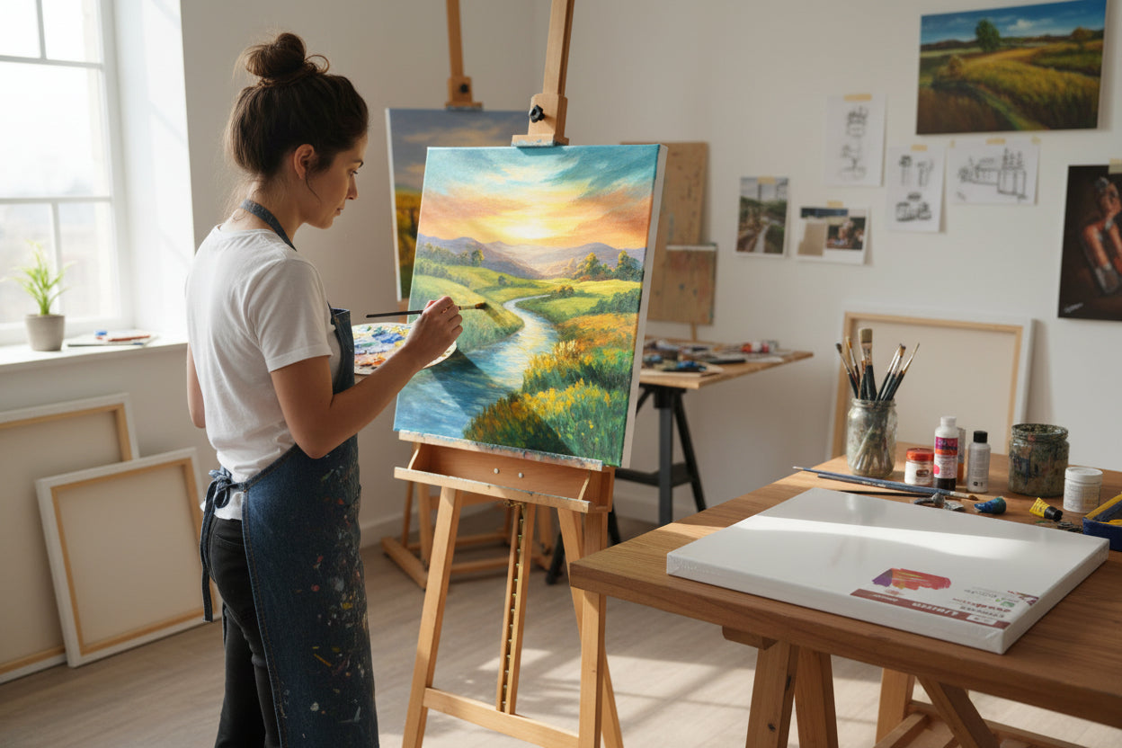 Lienzo Canvas 40cmX40cm (Caja con 24pz.)