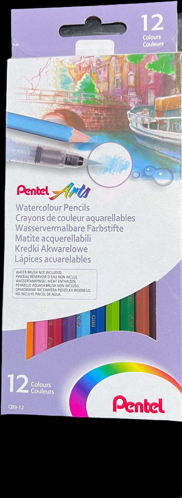 COLORES ACUARELEABLES PENTEL 12PZ