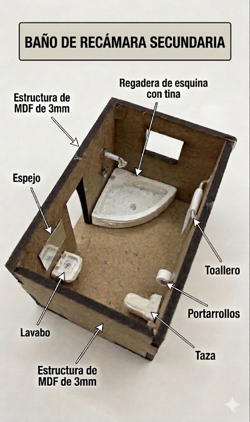 Kit Muebles Maqueta 1:50 Casa Avanzada +80 Pzs