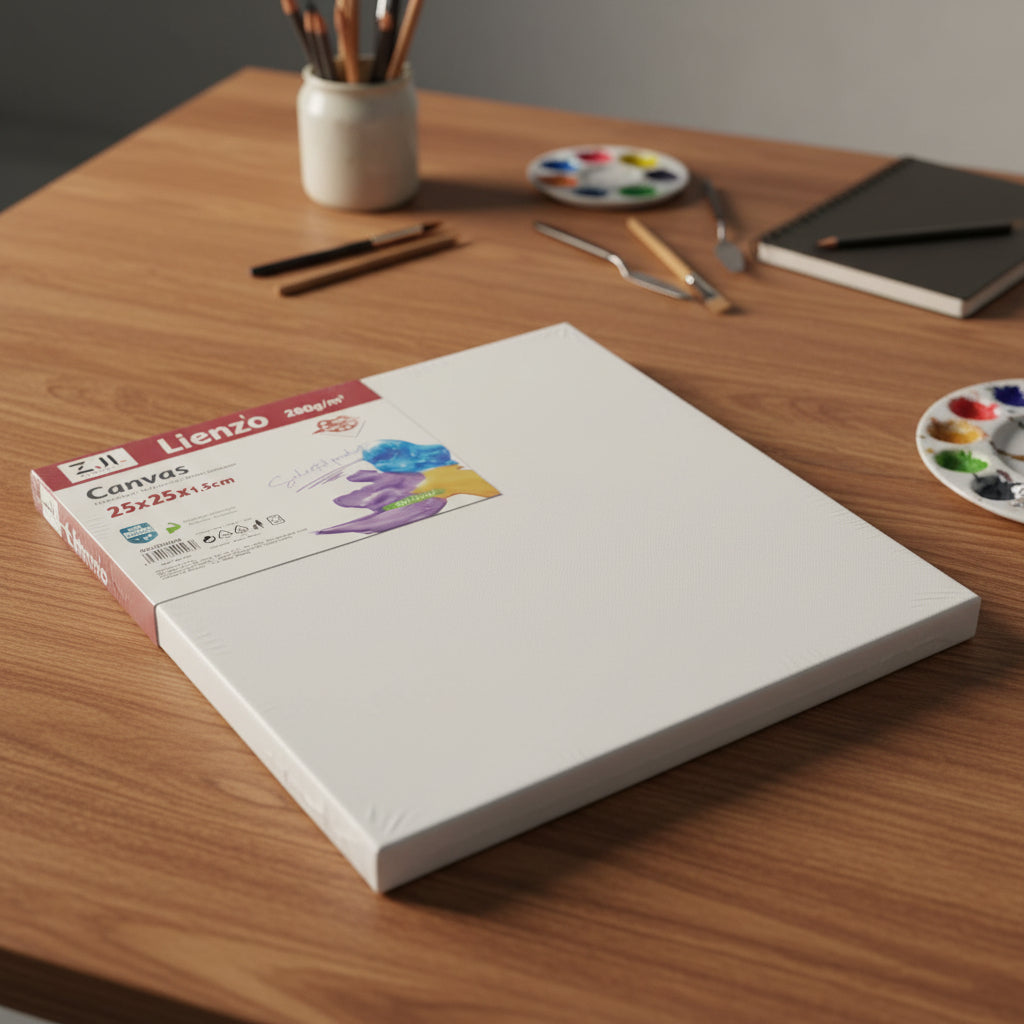 Lienzo Canvas 25cmX25cm (Caja con 24pz.)