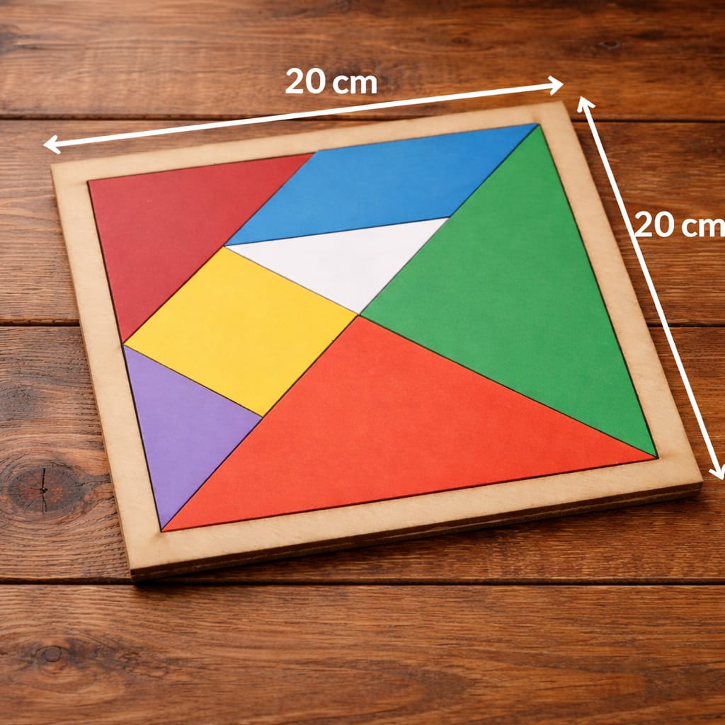 TAMGRAM DE MADERA / Grande y chico