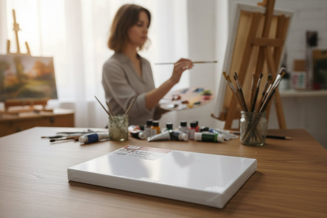 Lienzo Canvas 10cmX15cm (Caja 24 pz.)
