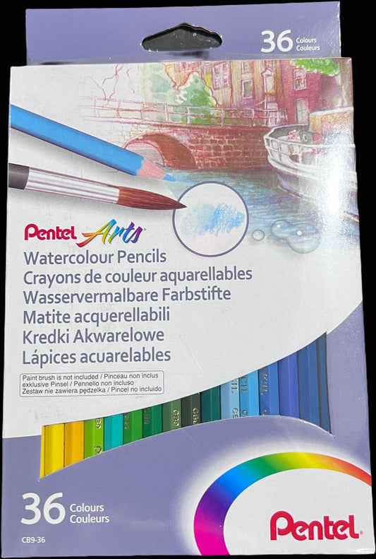 COLORES ACUARELEABLES PENTEL 36PZ