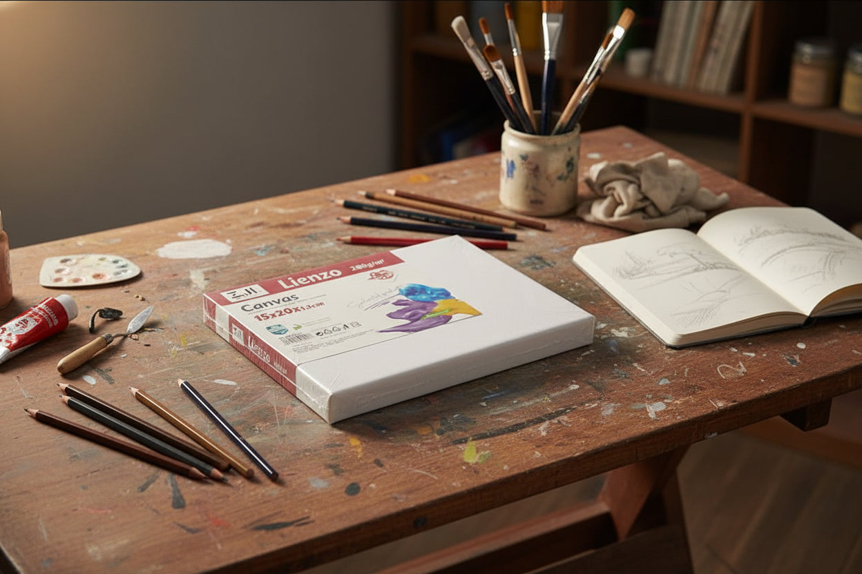 Lienzo Canvas 15cm X 20cm (Caja 24pz.)