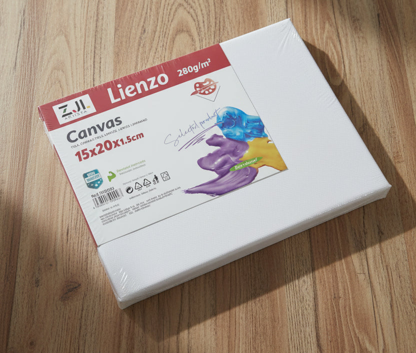 Lienzo Canvas 15cm X 20cm (Caja 24pz.)