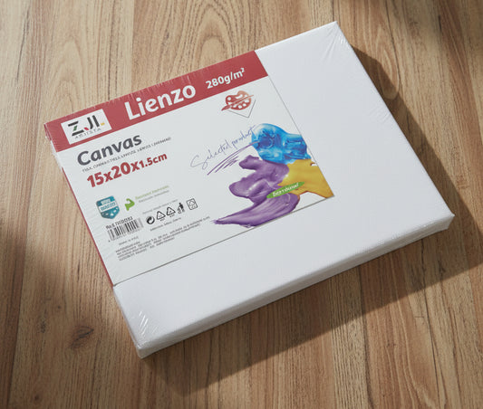 Lienzo Canvas 15cm X 20cm (Caja 24pz.)