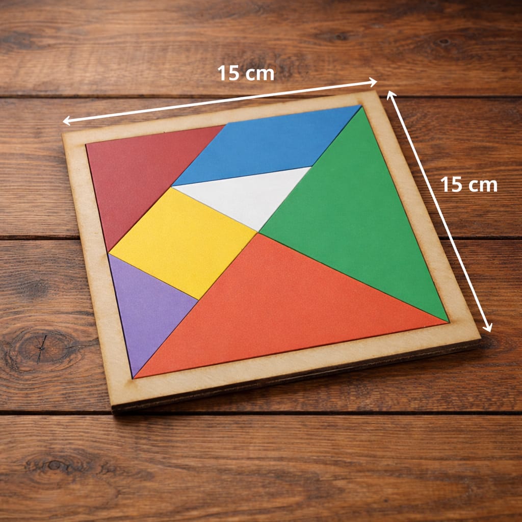 TAMGRAM DE MADERA / Grande y chico