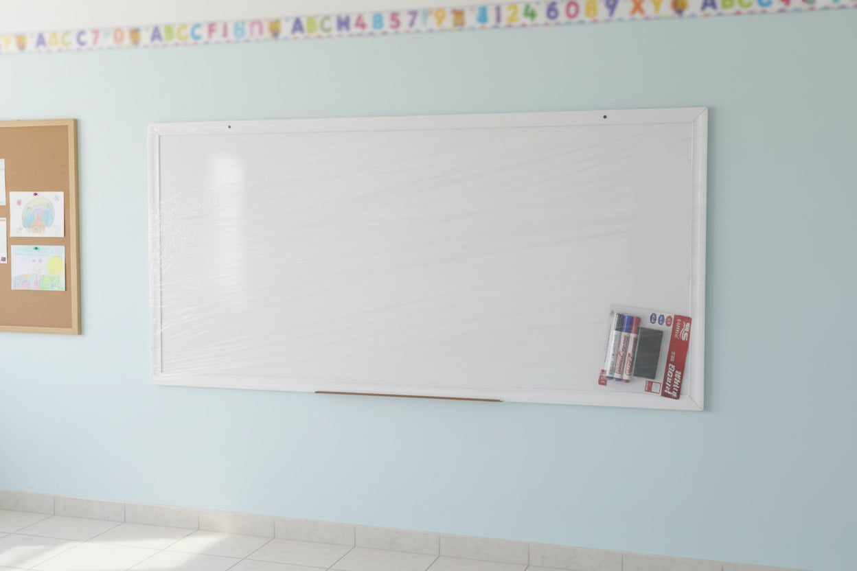 Pizarron Blanco con Plumones 60cmX120cm