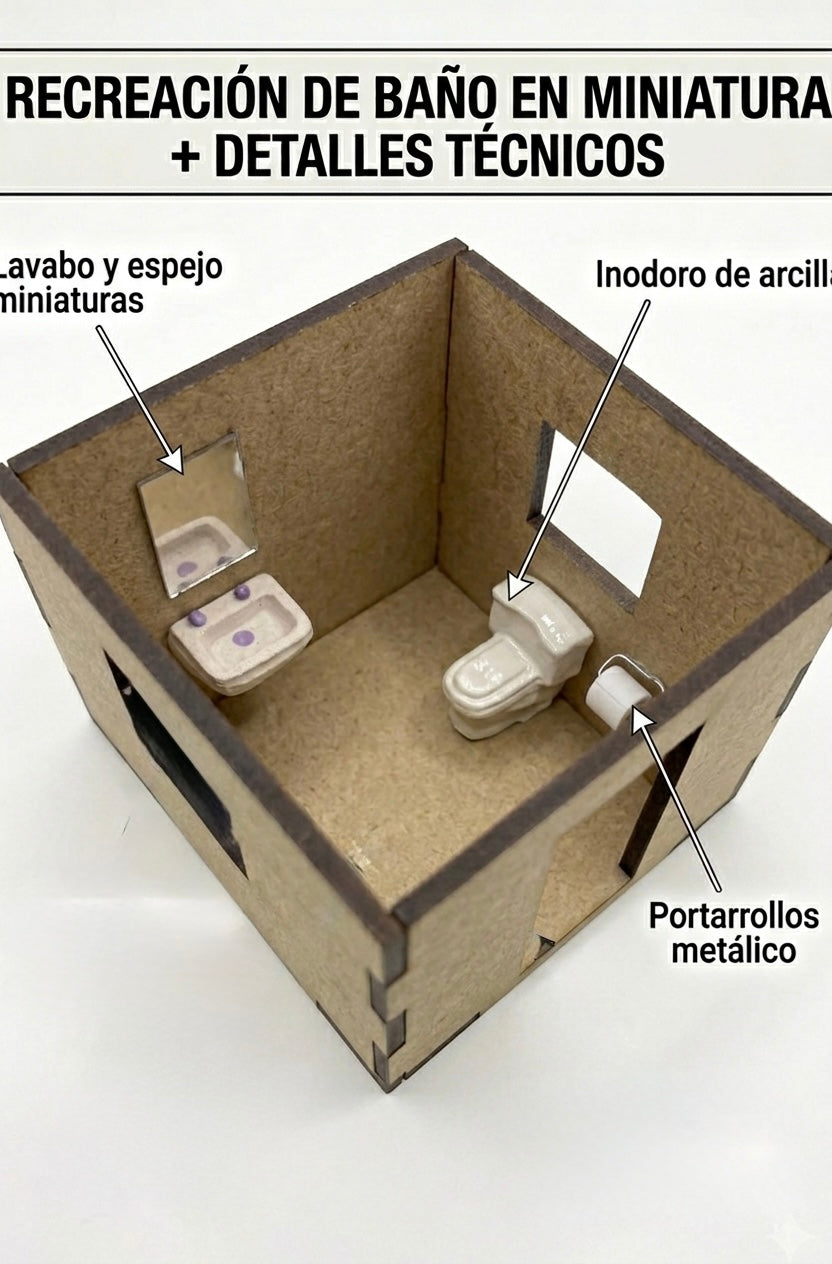 Kit Muebles Maqueta 1:50 Casa Avanzada +80 Pzs
