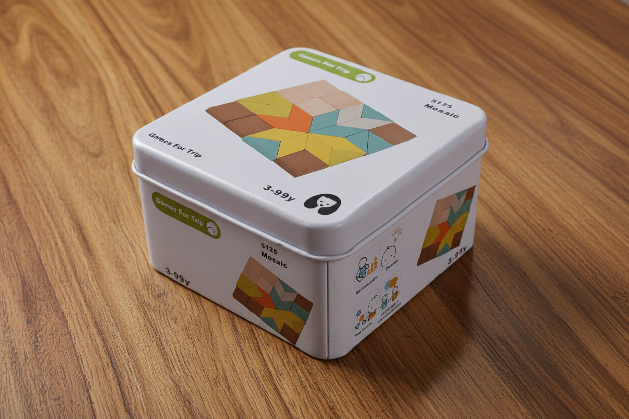 Games for tip / Mosaico, 3D cube y Toy Block
