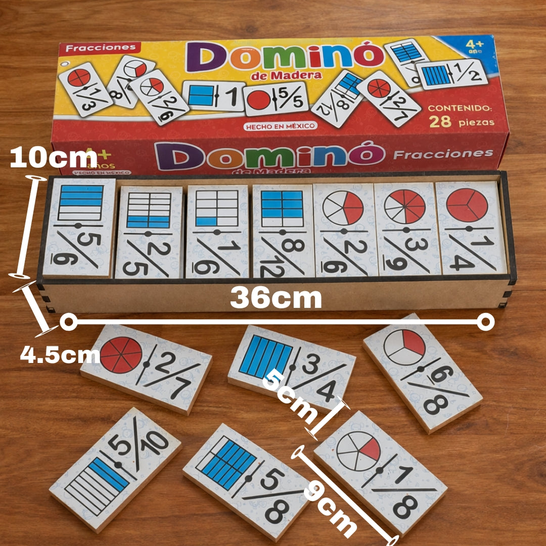 Domino de Madera / Fracciones