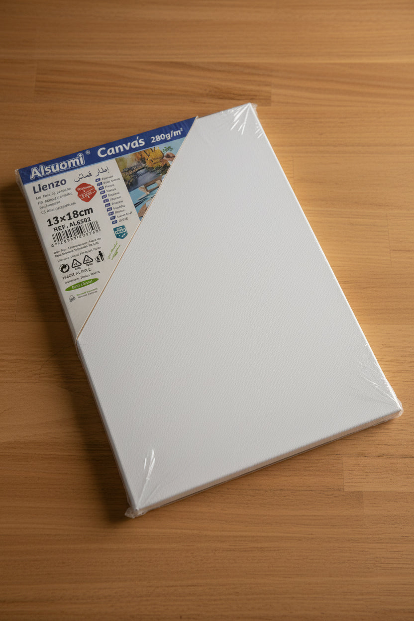 Cartón con Tela Alsuomi 13cmX18cm (Pack con 12p.)