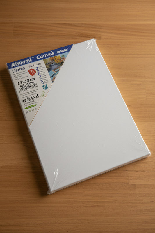 Cartón con Tela Alsuomi 13cmX18cm (Pack con 12p.)