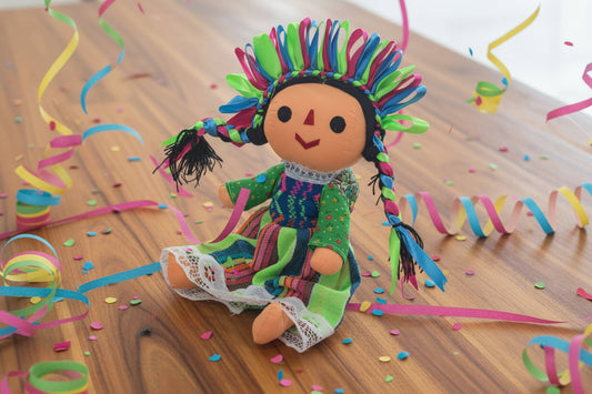 Muñeca Lele & Panchito Artesanales (30cm)