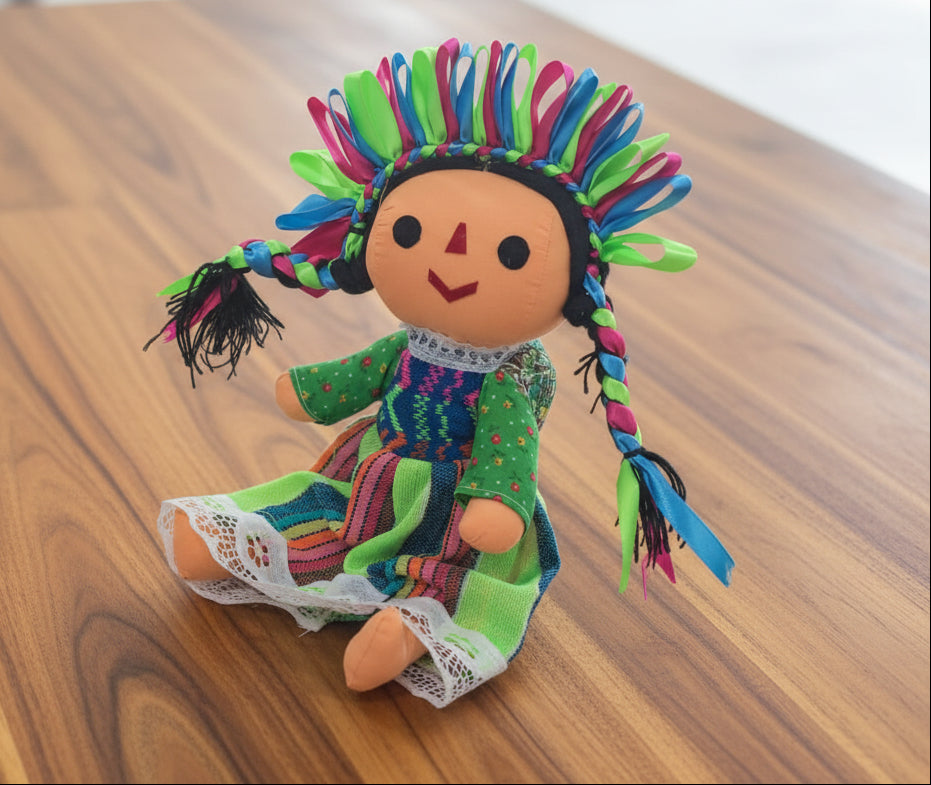 Muñeca Lele & Panchito Artesanales (30cm)