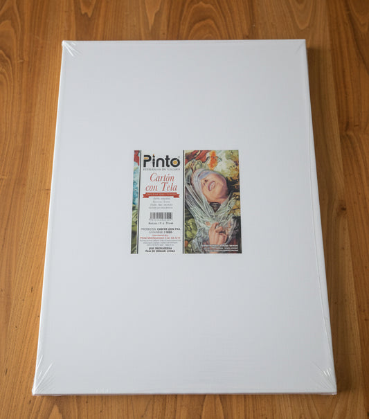 Cartón con Tela Pinto 50cmX70cm (pack con 3pz.)