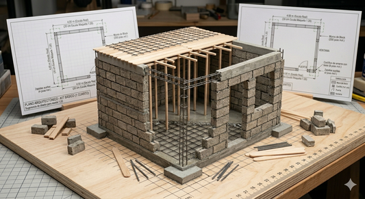 Materiales Maqueta Escala 1:20 Paquete 1 Cuarto