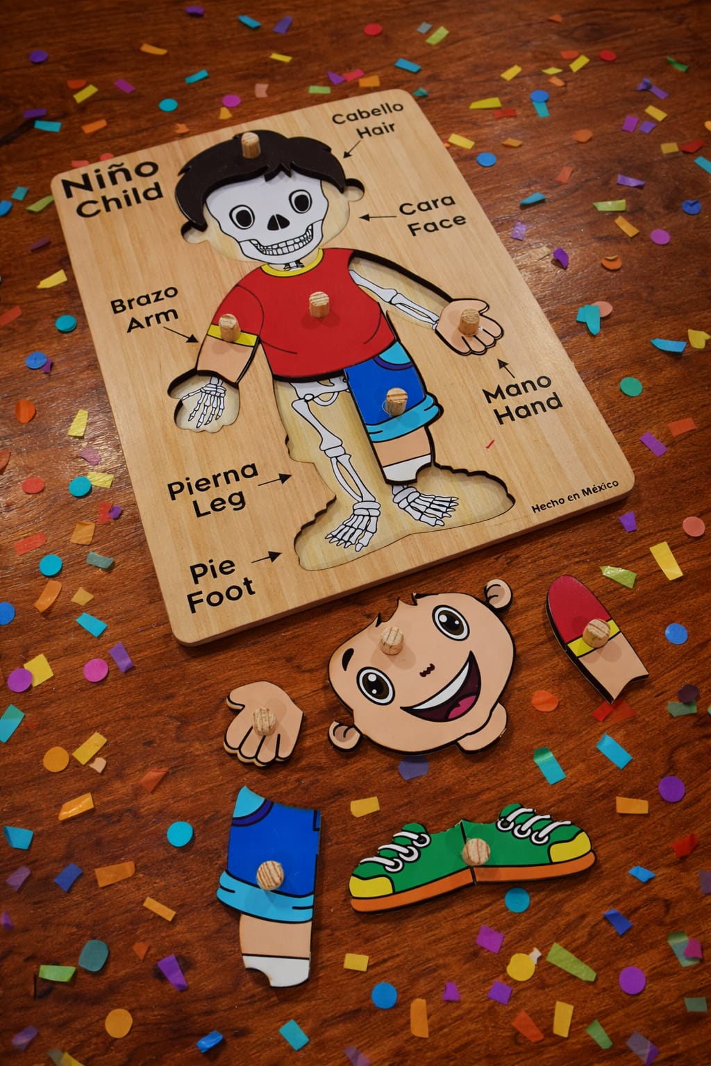 Rompecabezas Didáctico de Madera Niño