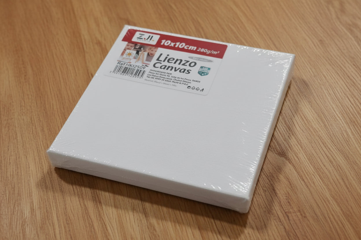 Lienzo Canvas 10cmX10cm (Caja 24pz.)