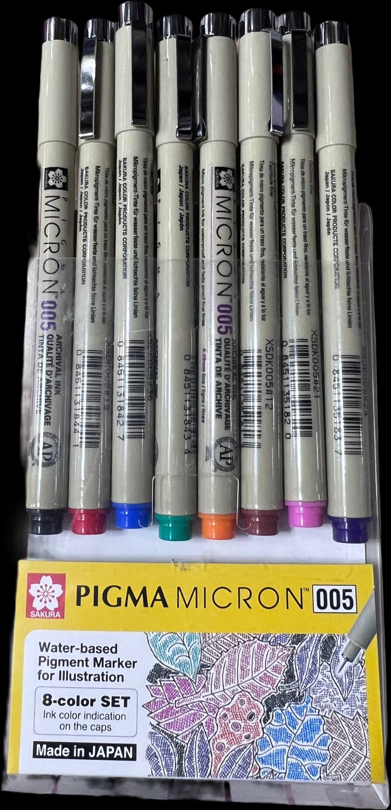 ROTULADORES DE COLORES PIGMAMICRON 8PZ