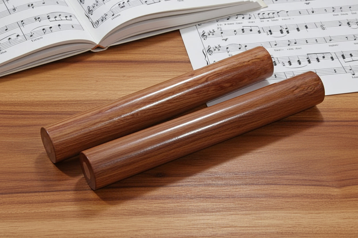 Claves de Madera / Tamaño Grande (Paquete con 6 Pares)