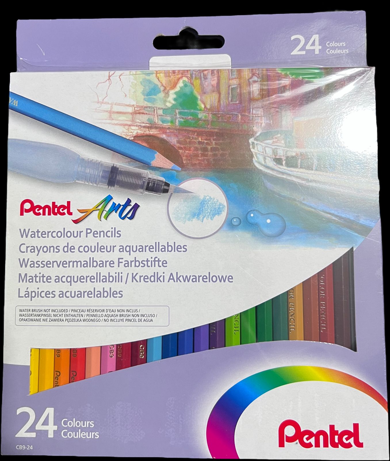 COLORES ACUARELEABLES PENTEL 24PZ