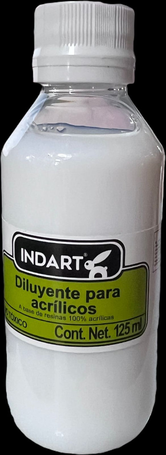 DILUYENTE PARA ACRILICOS INDART 125ml