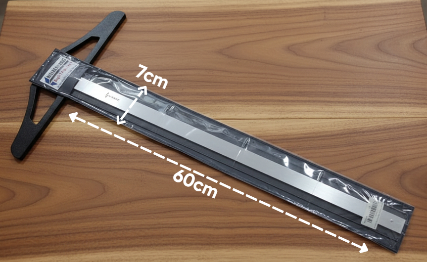 Regla T de Aluminio Graduada (60cm)